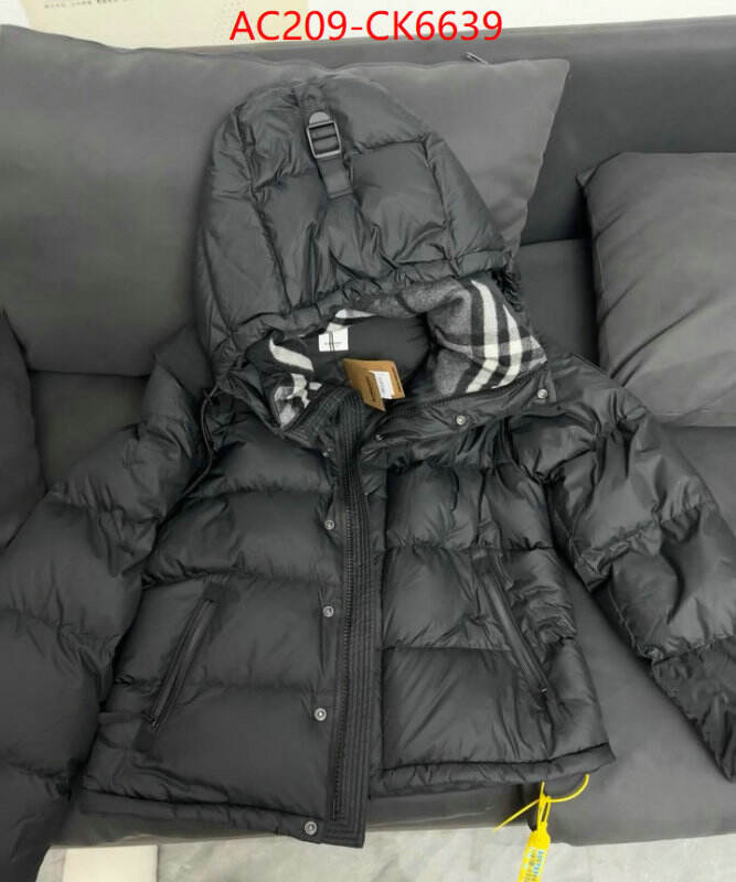 Down jacket Women-Burberry where should i buy to receive ID: CK6639 $: 209USD