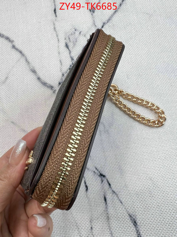 Coach Bags(4A)-Wallet sellers online ID: TK6685 $: 49USD,