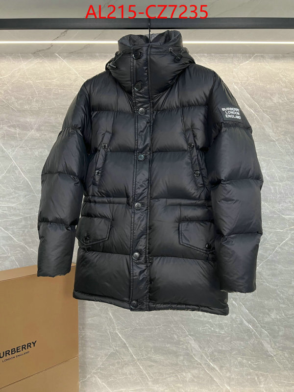Down jacket Men-Burberry buy ID: CZ7235 $: 215USD
