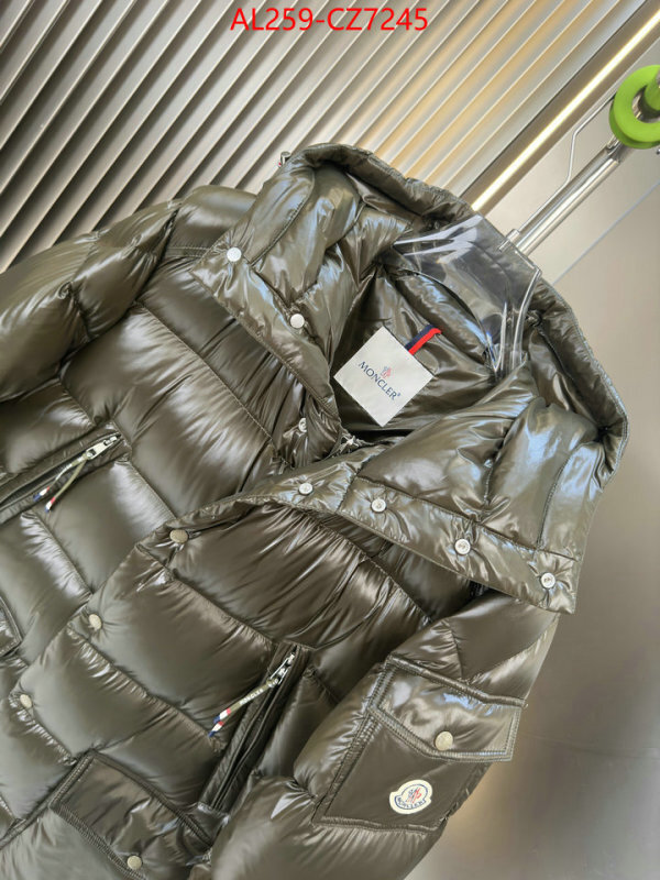 Down jacket Men-Moncler top quality fake ID: CZ7245 $: 259USD