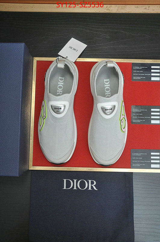 Men shoes-Dior best quality replica ID: SZ5536 $: 125USD