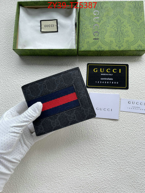 Gucci Bags(4A)-Wallet- find replica ID: TZ5387 $: 39USD,