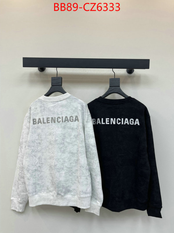 Clothing-Balenciaga top 1:1 replica ID: CZ6333 $: 89USD