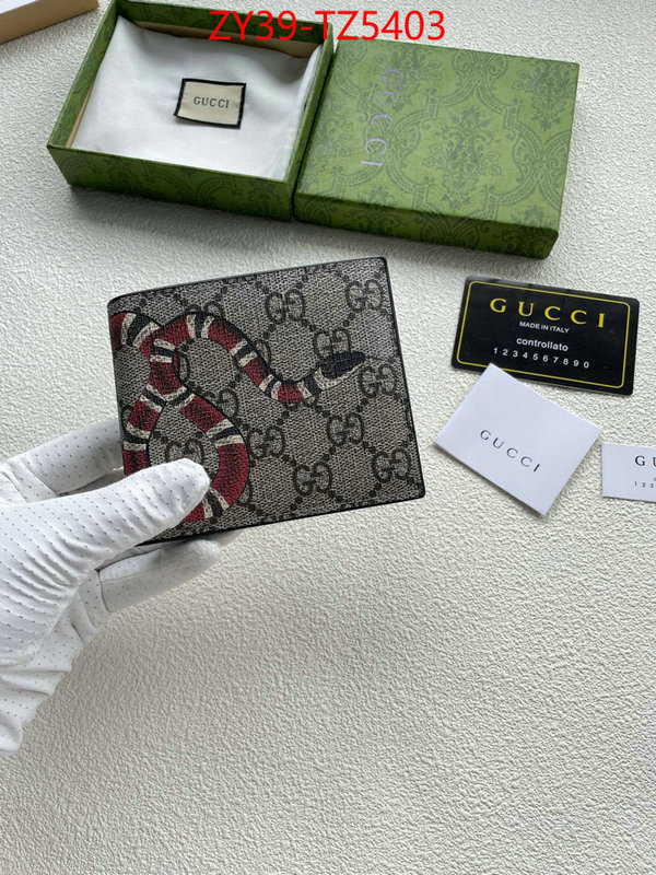 Gucci Bags(4A)-Wallet- buy high-quality fake ID: TZ5403 $: 39USD,