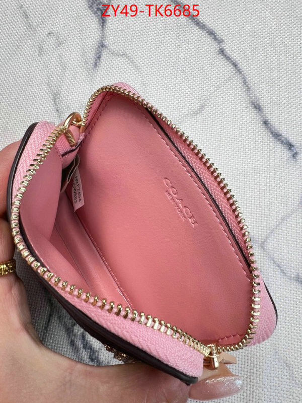 Coach Bags(4A)-Wallet sellers online ID: TK6685 $: 49USD,