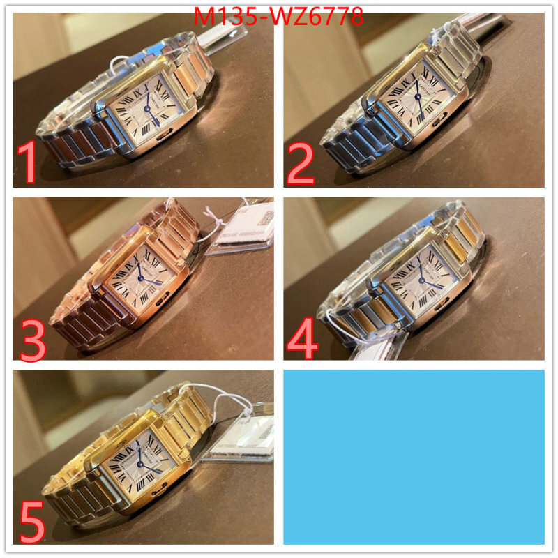 Watch(4A)-Cartier buy best quality replica ID: WZ6778 $: 135USD