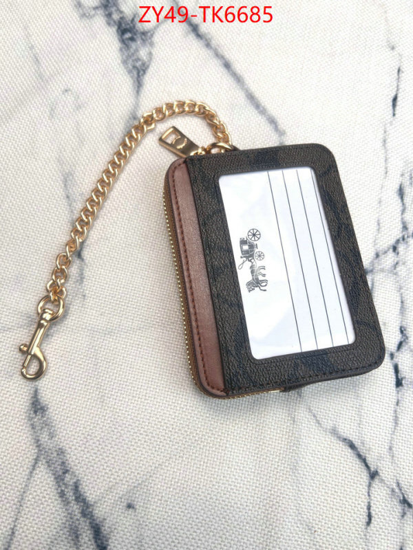 Coach Bags(4A)-Wallet sellers online ID: TK6685 $: 49USD,
