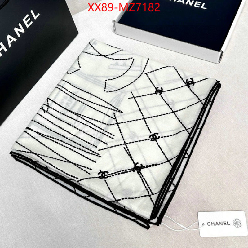 Scarf-Chanel shop cheap high quality 1:1 replica ID: MZ7182 $: 89USD