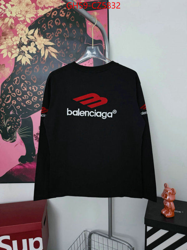 Clothing-Balenciaga luxury ID: CZ5832 $: 59USD