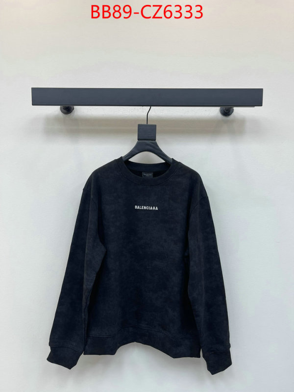 Clothing-Balenciaga top 1:1 replica ID: CZ6333 $: 89USD