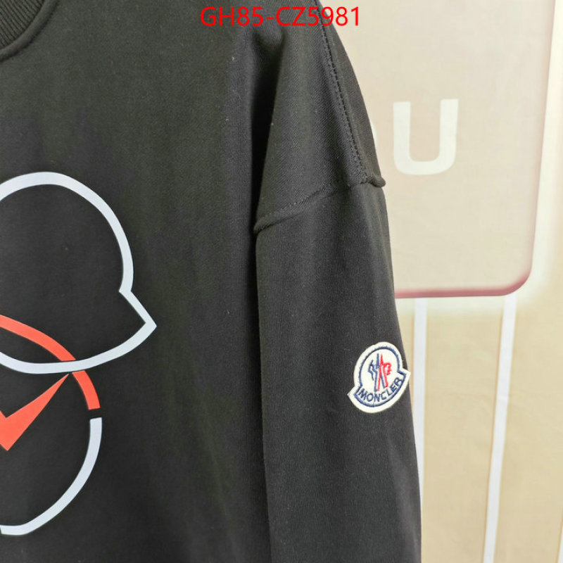 Clothing-Moncler aaaaa+ replica designer ID: CZ5981 $: 85USD