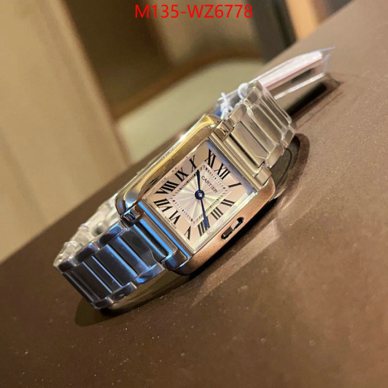 Watch(4A)-Cartier buy best quality replica ID: WZ6778 $: 135USD