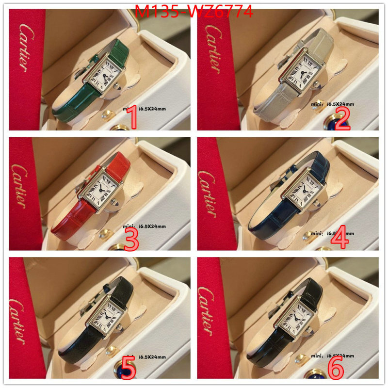 Watch(4A)-Cartier perfect replica ID: WZ6774 $: 135USD