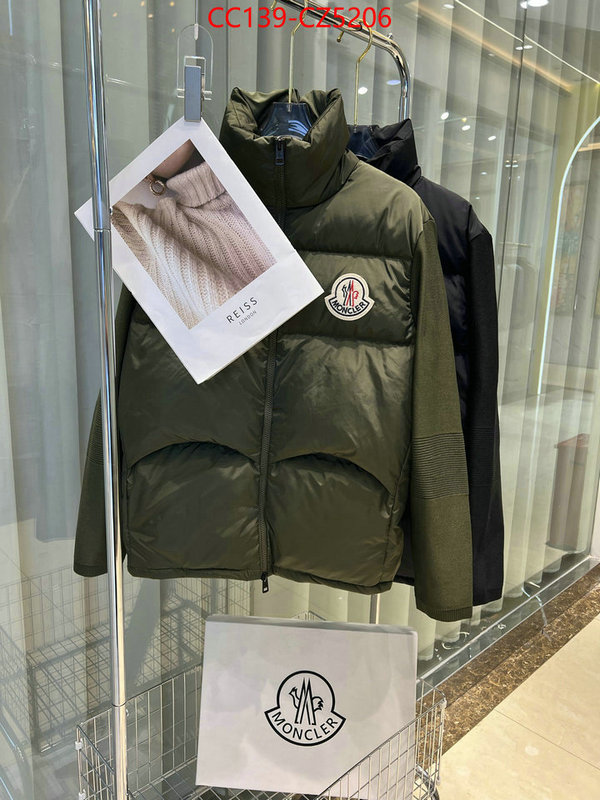 Down jacket Men-Moncler high quality happy copy ID: CZ5206 $: 139USD