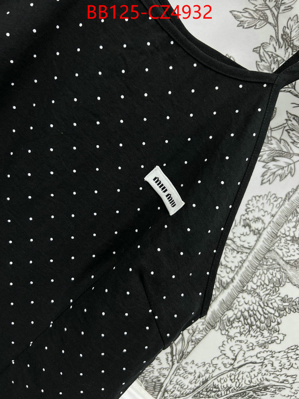 Clothing-MIU MIU replica 1:1 high quality ID: CZ4932 $: 125USD