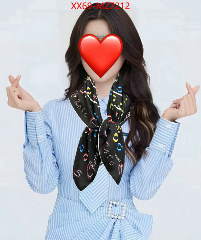 Scarf-Chanel buy high-quality fake ID: MZ7212 $: 69USD