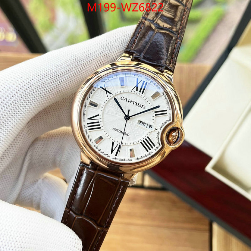 Watch(TOP)-Cartier perfect quality ID: WZ6822 $: 199USD
