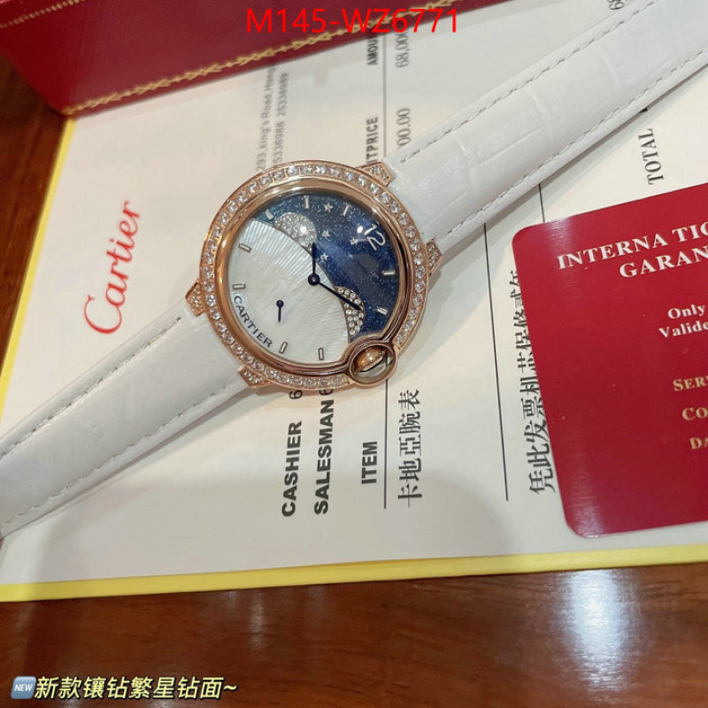 Watch(4A)-Cartier where to buy replicas ID: WZ6771 $: 145USD