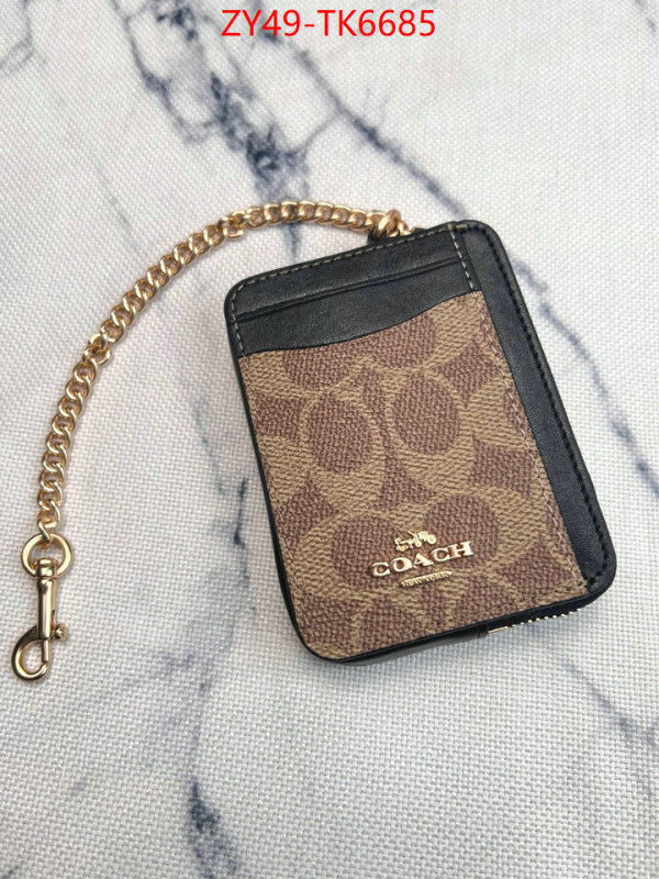 Coach Bags(4A)-Wallet sellers online ID: TK6685 $: 49USD,