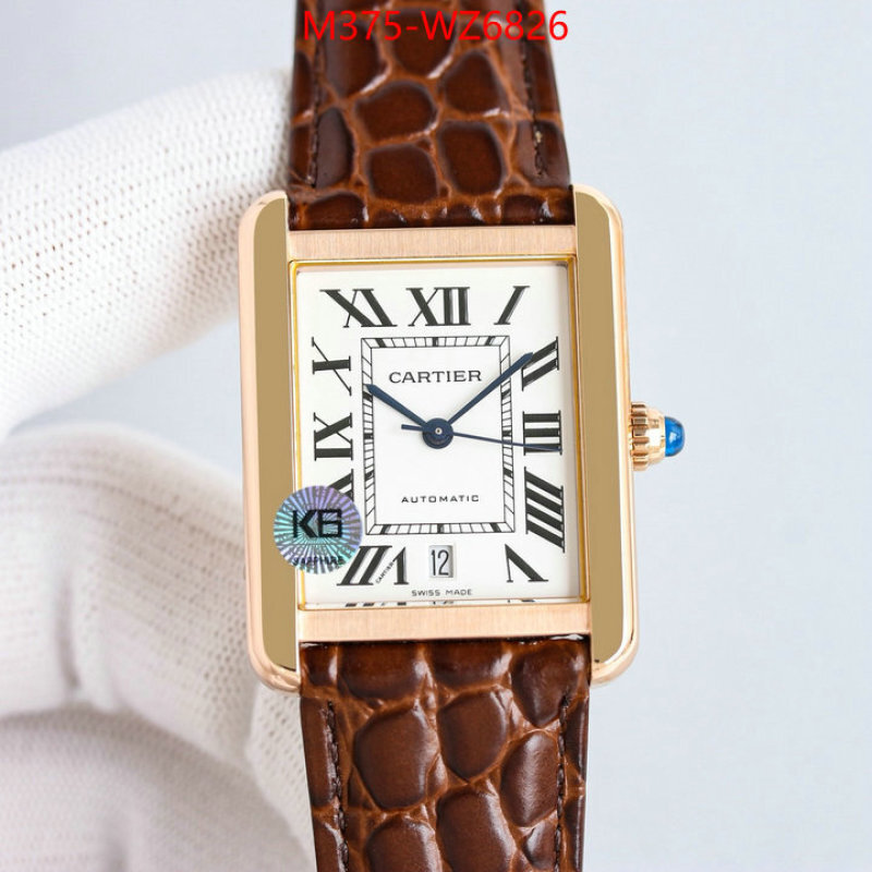 Watch(TOP)-Cartier cheap ID: WZ6826 $: 375USD