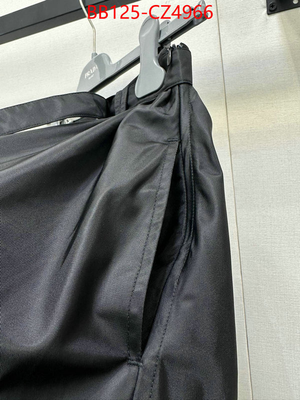 Clothing-Prada the quality replica ID: CZ4966 $: 125USD