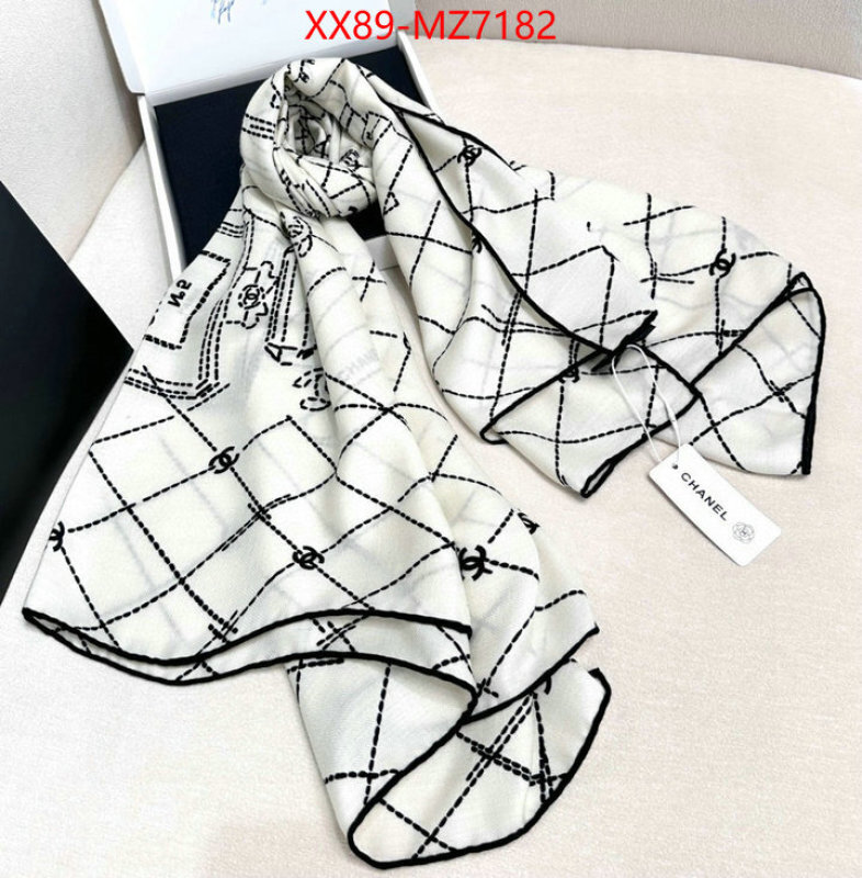 Scarf-Chanel shop cheap high quality 1:1 replica ID: MZ7182 $: 89USD