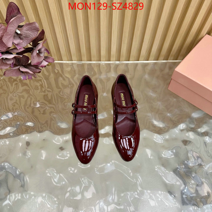 Women Shoes-Miu Miu luxury fake ID: SZ4829 $: 129USD