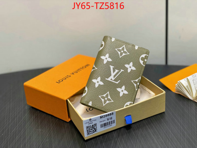 LV Bags(TOP)-Wallet fake high quality ID: TZ5816 $: 65USD,