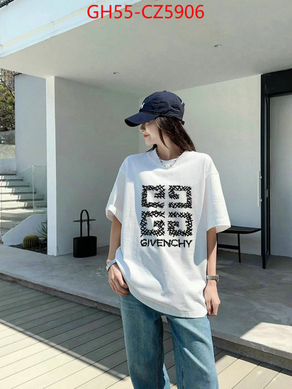 Clothing-Givenchy customize best quality replica ID: CZ5906 $: 55USD