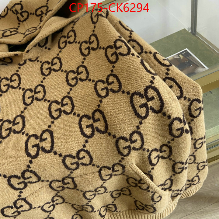 Clothing-Gucci wholesale imitation designer replicas ID: CK6294 $: 175USD