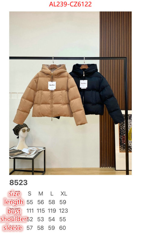 Down jacket Women-MaxMara where to buy replicas ID: CZ6122 $: 239USD