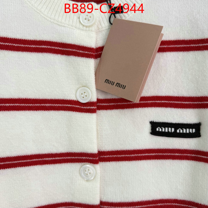 Clothing-MIU MIU styles & where to buy ID: CZ4944 $: 89USD