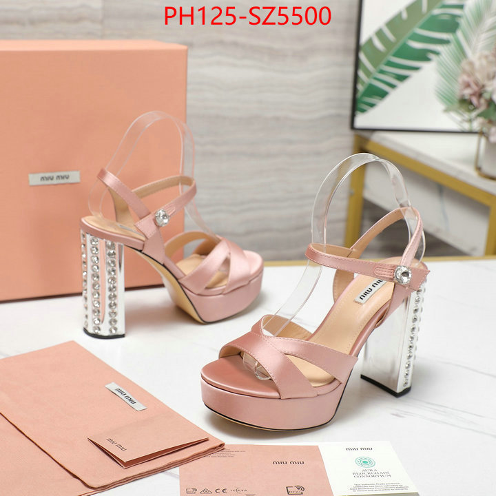 Women Shoes-Miu Miu wholesale designer shop ID: SZ5500 $: 125USD