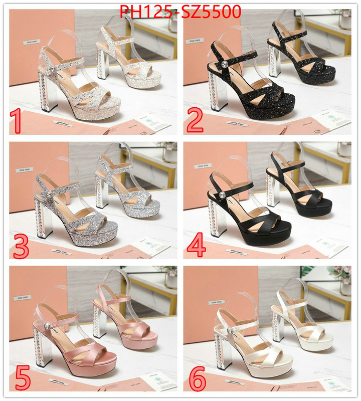 Women Shoes-Miu Miu wholesale designer shop ID: SZ5500 $: 125USD
