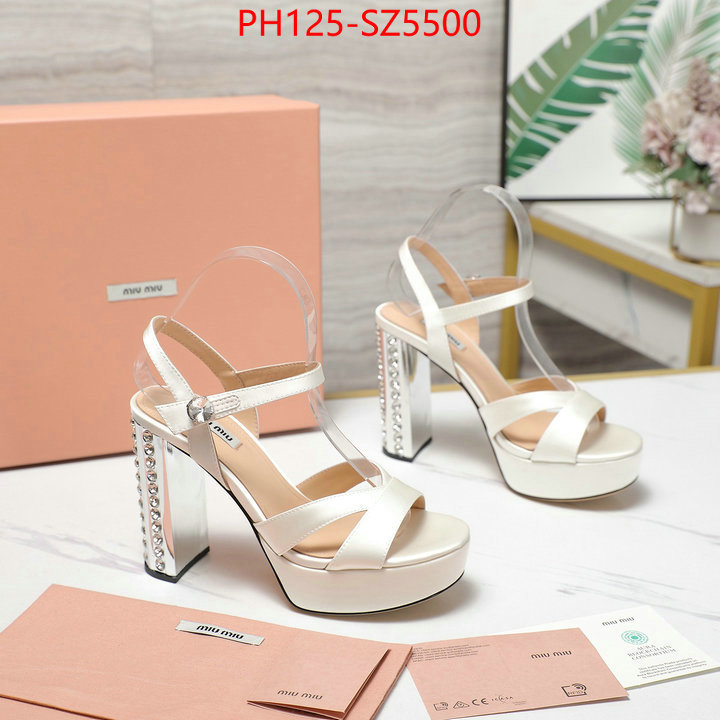 Women Shoes-Miu Miu wholesale designer shop ID: SZ5500 $: 125USD