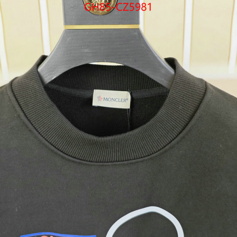 Clothing-Moncler aaaaa+ replica designer ID: CZ5981 $: 85USD