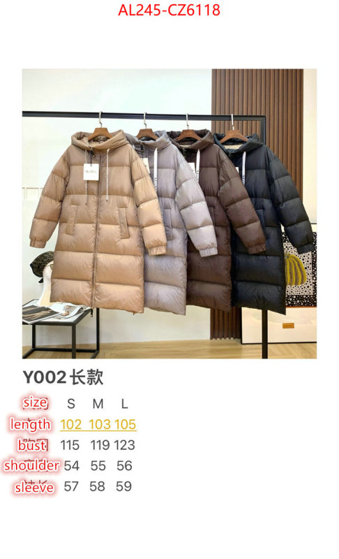 Down jacket Women-MaxMara supplier in china ID: CZ6118 $: 245USD