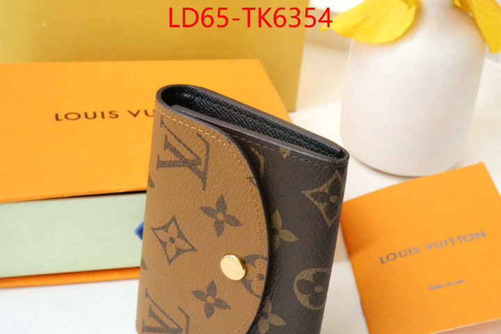 LV Bags(TOP)-Wallet luxury shop ID: TK6354 $: 65USD,