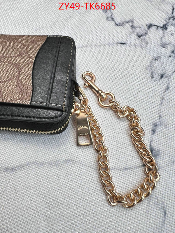 Coach Bags(4A)-Wallet sellers online ID: TK6685 $: 49USD,