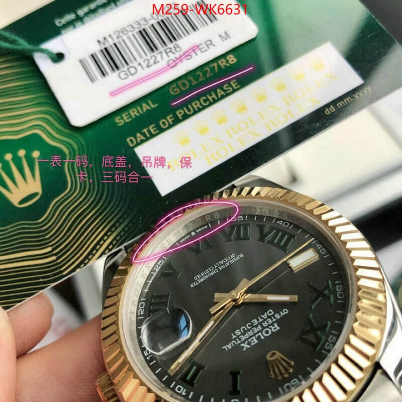 Watch(TOP)-Rolex the best quality replica ID: WK6631 $: 259USD