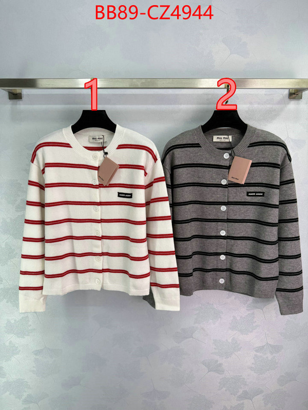Clothing-MIU MIU styles & where to buy ID: CZ4944 $: 89USD