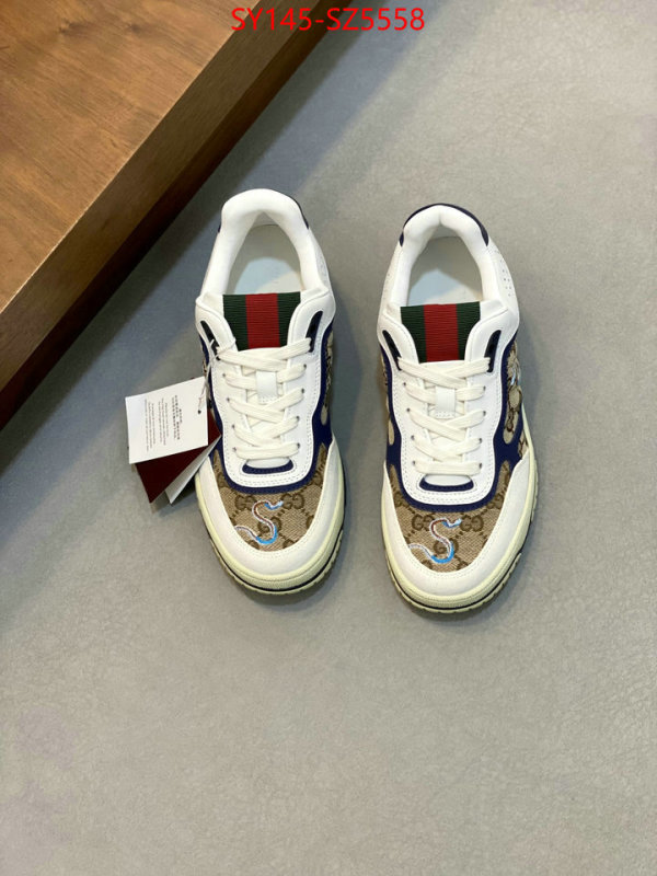 Men Shoes-Gucci what is a 1:1 replica ID: SZ5558 $: 145USD
