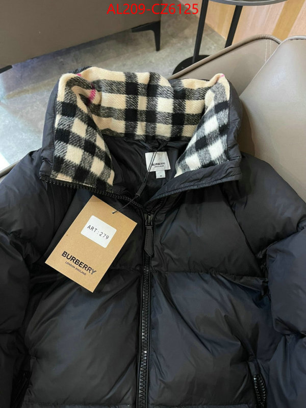 Down jacket Women-Burberry supplier in china ID: CZ6125 $: 209USD