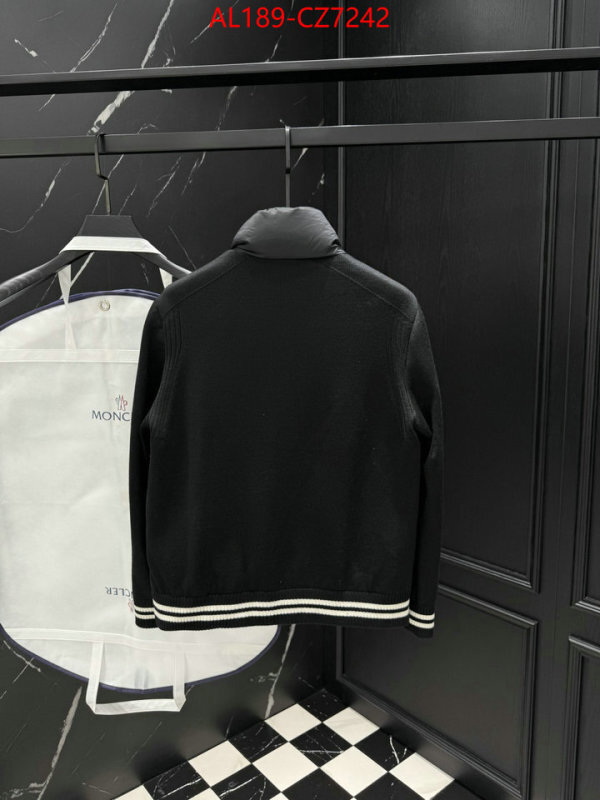 Down jacket Men-Moncler the best designer ID: CZ7242 $: 189USD