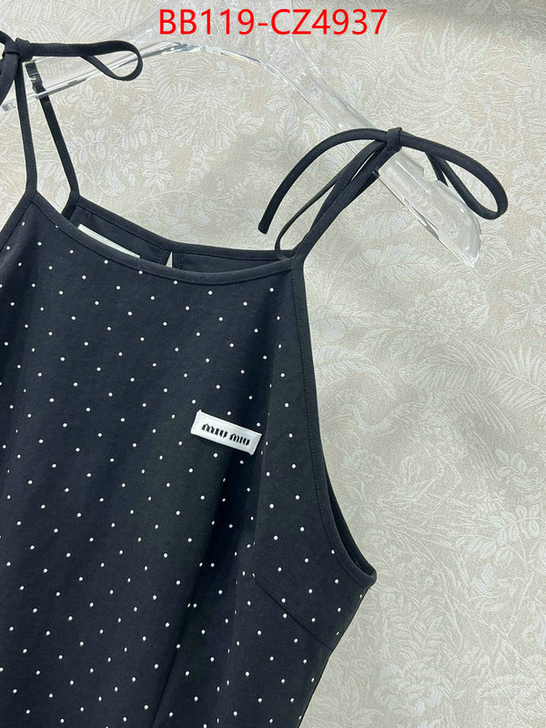 Clothing-MIU MIU for sale cheap now ID: CZ4937 $: 119USD