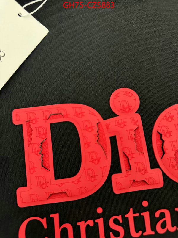 Clothing-Dior high quality 1:1 replica ID: CZ5883 $: 75USD
