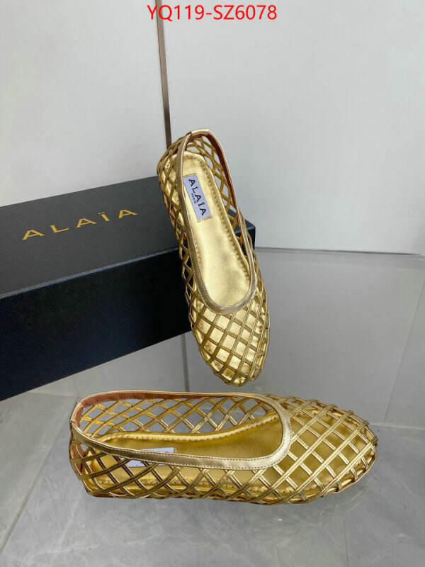 Women Shoes-ALAIA cheap high quality replica ID: SZ6078 $: 119USD