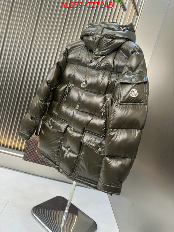 Down jacket Men-Moncler top quality fake ID: CZ7245 $: 259USD