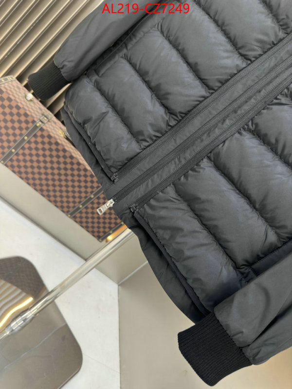 Down jacket Men-Moncler luxury fashion replica designers ID: CZ7249 $: 219USD