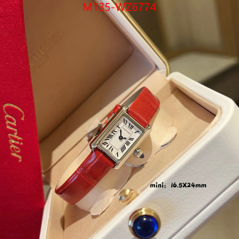 Watch(4A)-Cartier perfect replica ID: WZ6774 $: 135USD